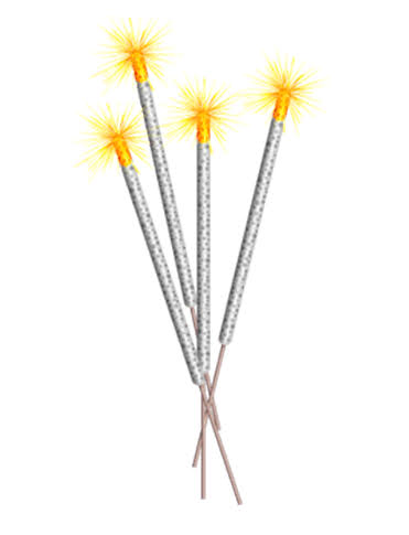 10 Cm Colour Sparklers
